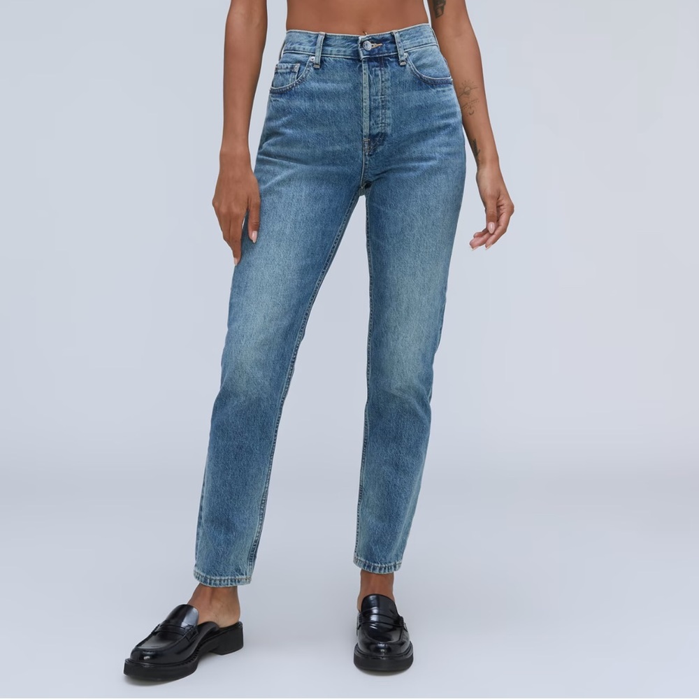 NWT Everlane The ’90s Cheeky Jean In Vintage Mid Blue Size 29
